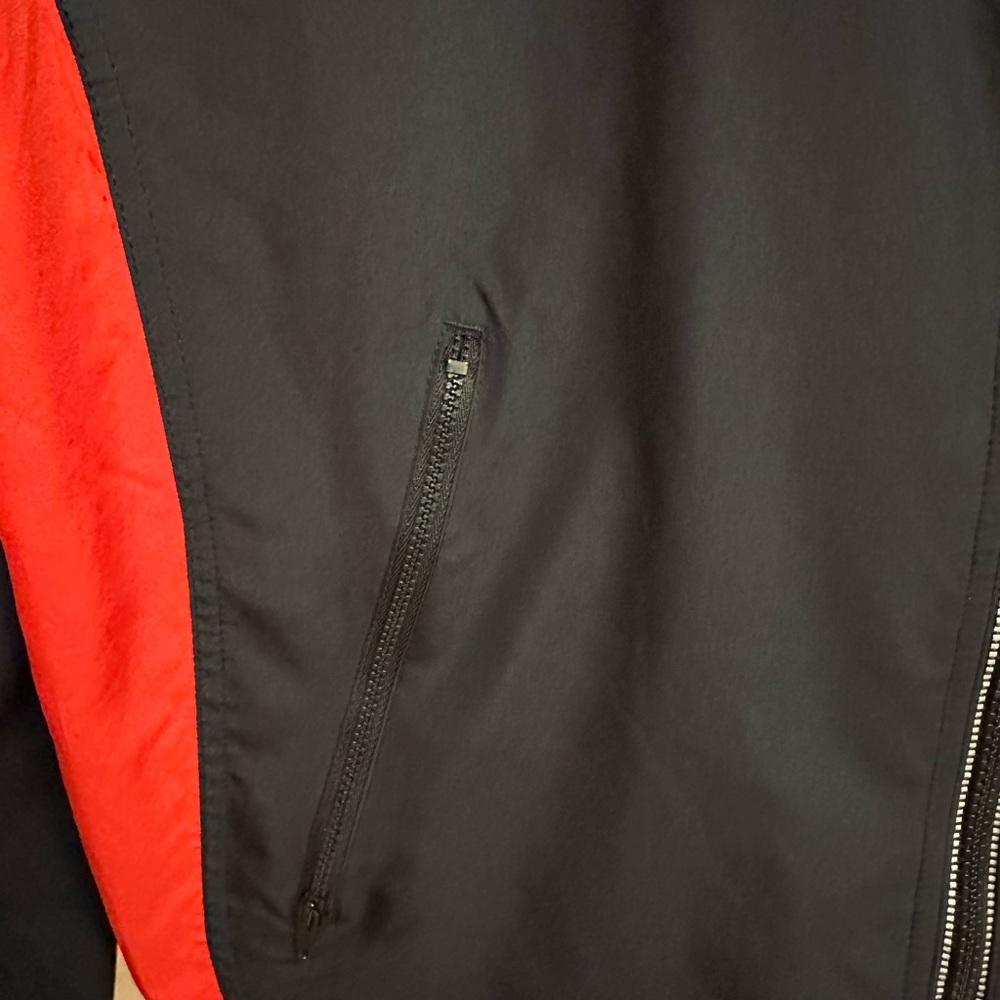 New Balance Black and Red Windbreaker Jacket - Picture 3 of 7